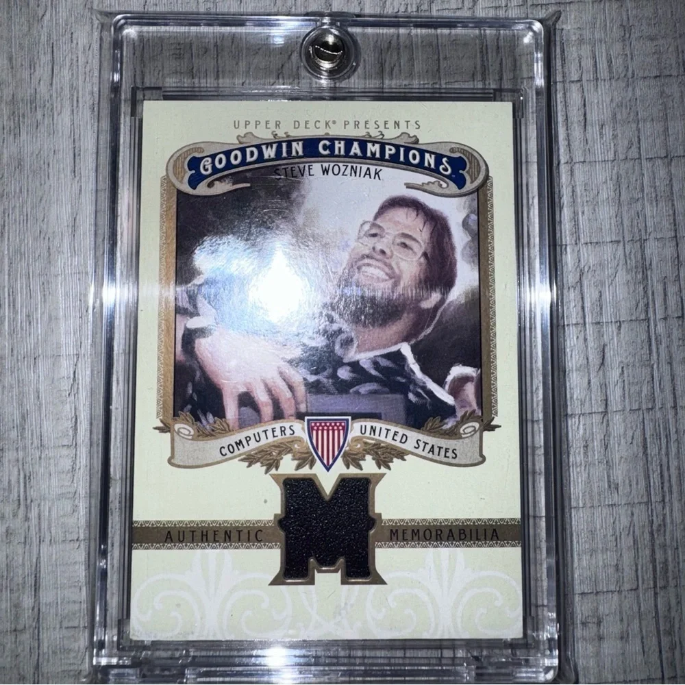 2012 Upper Deck Goodwin Champions Steve Wozniak Authentic Memorabilia DT63C